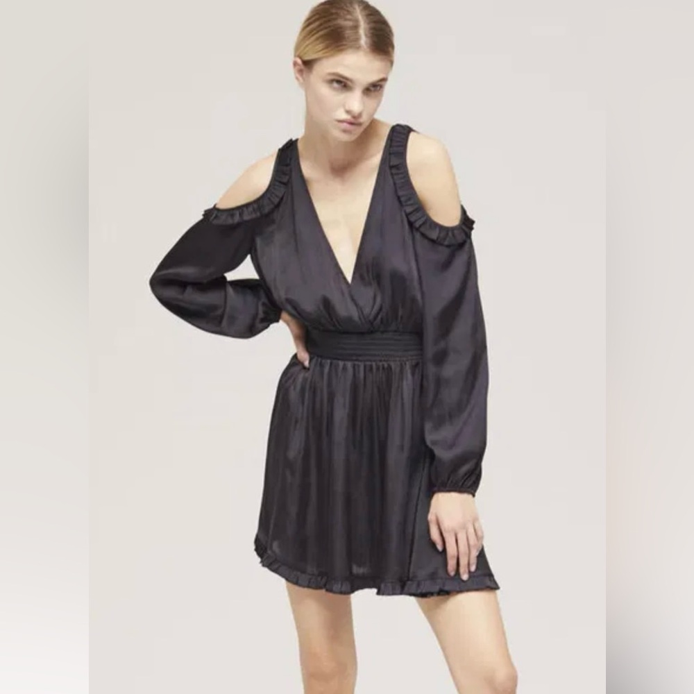 The Kooples Size 0 Cold Shoulder Mini Dress